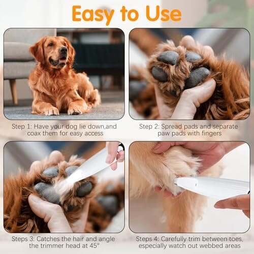 Upgraded Dog Trimmer with LED Light