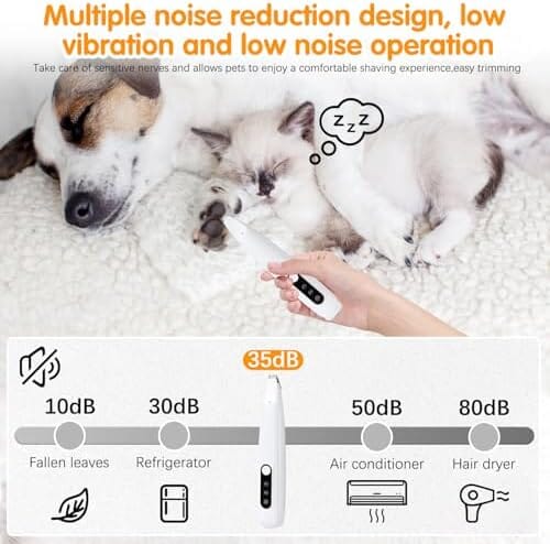 Upgraded Dog Trimmer with LED Light