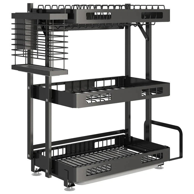Wall-Mounted Dish Drying Rack: Space-Saving Kitchen Organizer