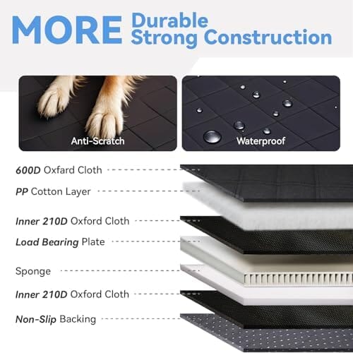 Waterproof Back Seat Extender for Dogs