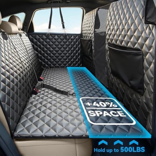 Waterproof Back Seat Extender for Dogs