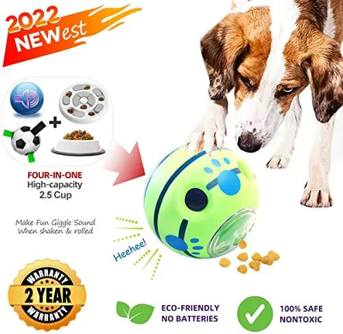 Wobble Giggle Ball Treat Toy