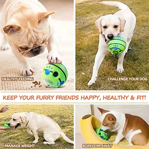 Wobble Giggle Ball Treat Toy