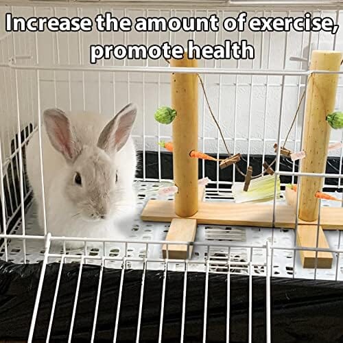 Wooden Rabbit Hay Feeding Rack