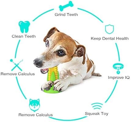 Yellow Corn Dog Squeaky Chew Toy with Suction