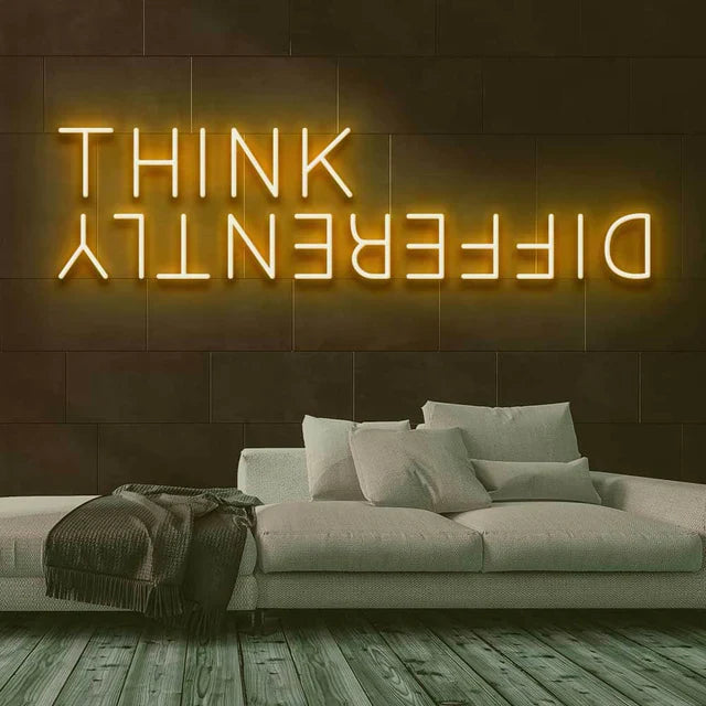 Think Differently Neon Sign