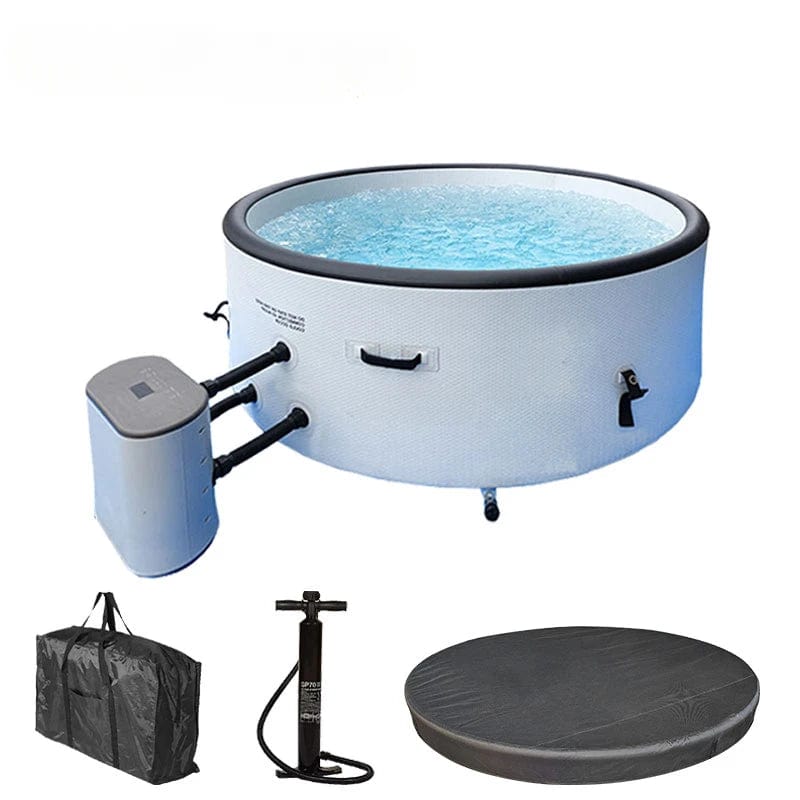 ZenJet Luxury Spa Oasis - Portable Hot Tub for 4-6 Adults, 110-140 Bubble Jets