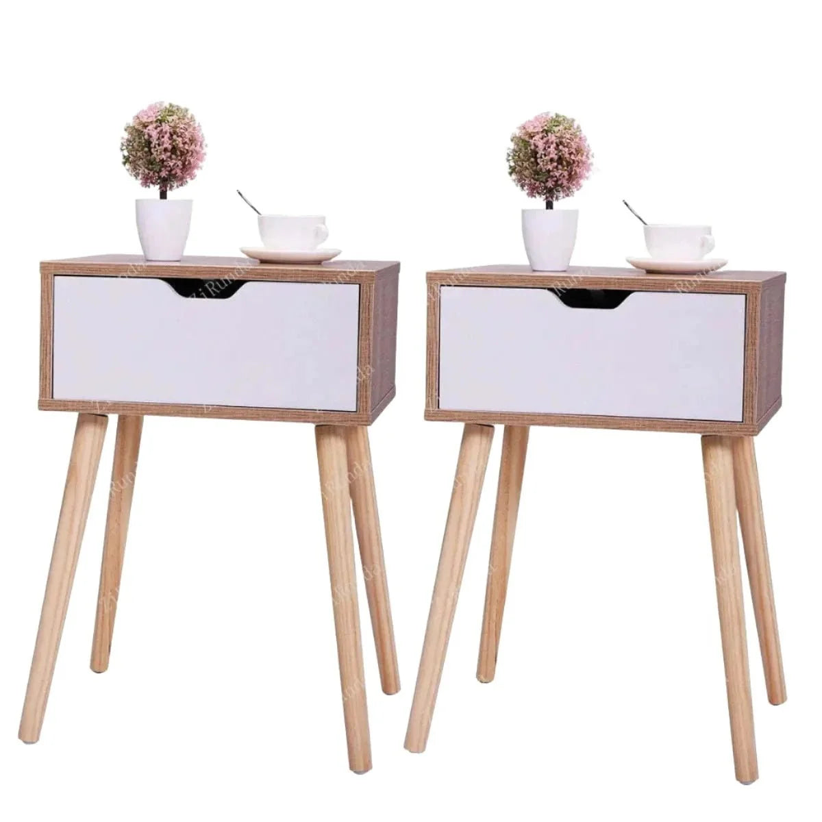 ZenWood Nightstand - Modern Elegance for Stylish Storage Needs