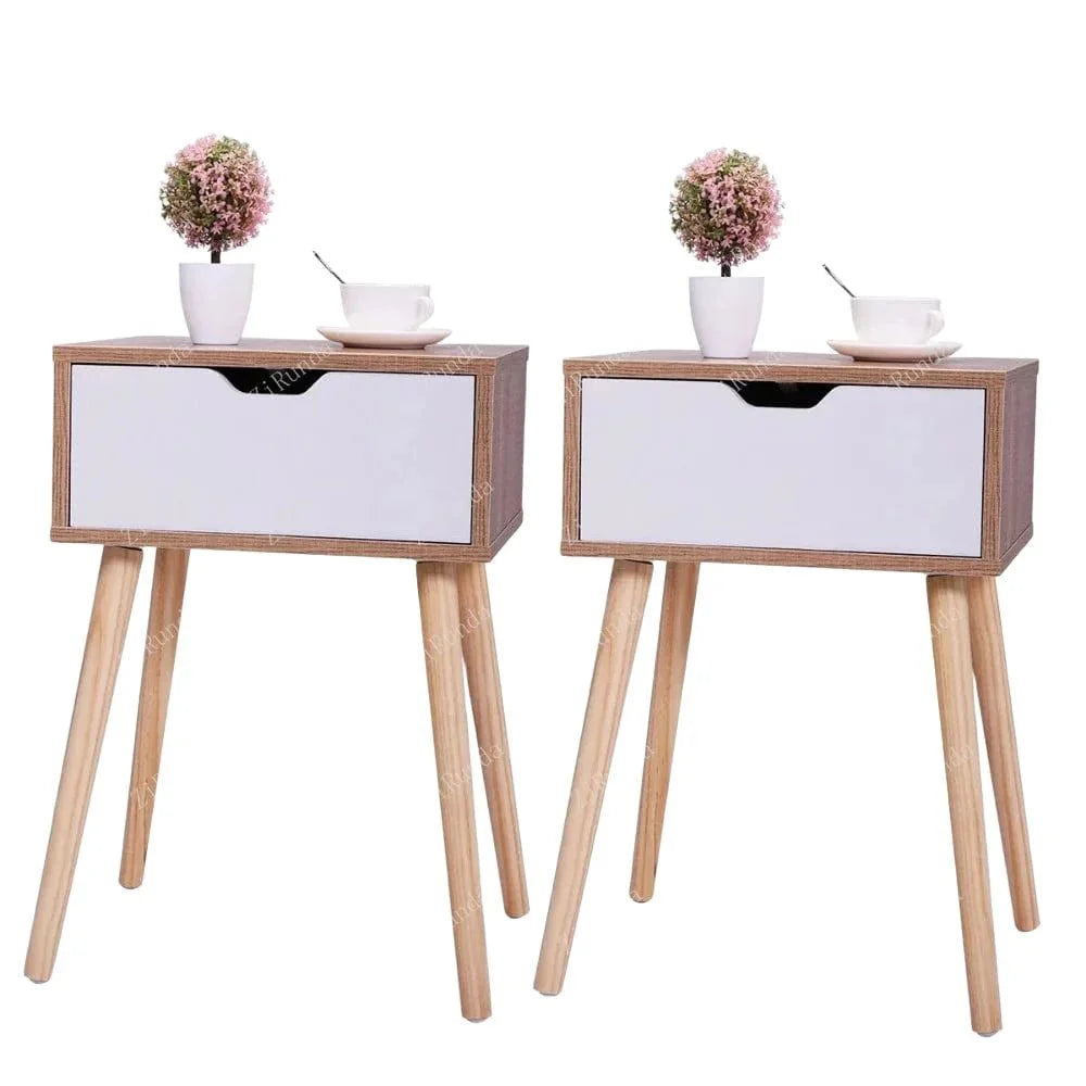 ZenWood Nightstand - Modern Elegance for Stylish Storage Needs