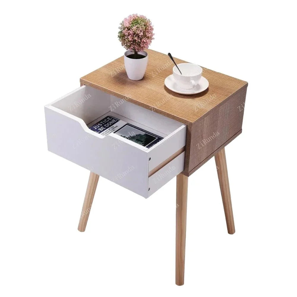 ZenWood Nightstand - Modern Elegance for Stylish Storage Needs