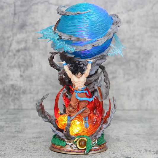 23Cm Anime Dragon Ball Goku Figure Super Spirit Bomb Son Goku Action Figures Toys Gifts