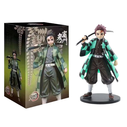 Demon Slayer: Kimetsu No Yaiba PVC Action Figures - Collectible Kamado Tanjirou, Agatsuma Zenitsu & Nezuko Warrior Models
