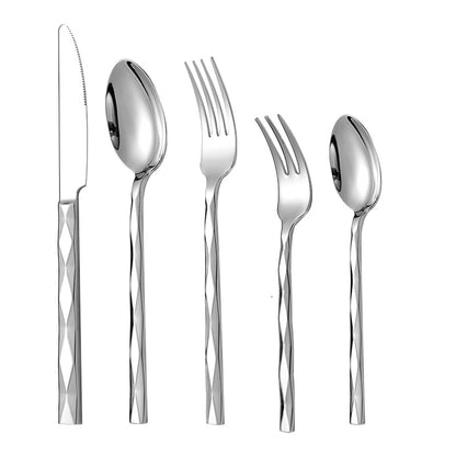 Svelte Silver Luxury Cutlery Set