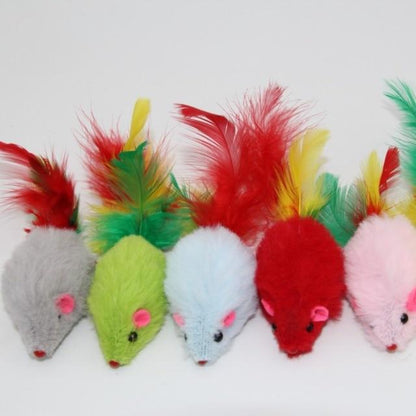 10pcs Cats Mice Toys
