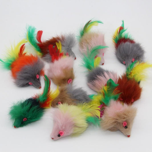 2pcs Cats Mice Toys