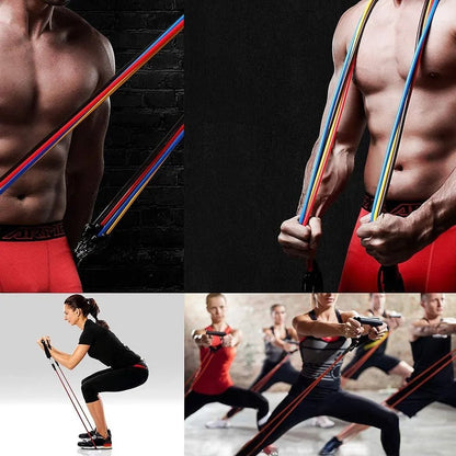 11 Piece Resistance Band Set
