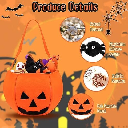 12 Pcs Halloween Pumpkin Set Halloween Dog Toys
