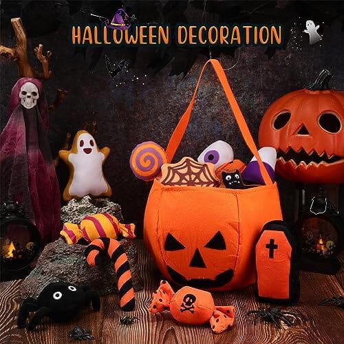 12 Pcs Halloween Pumpkin Set Halloween Dog Toys