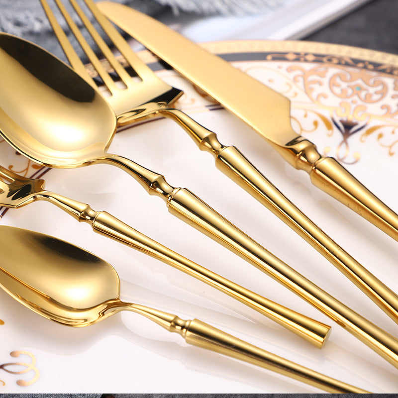 Serena Shine Gold Cutlery Set