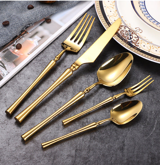 Serena Shine Gold Cutlery Set