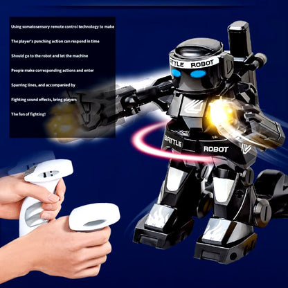Ultimate RC Robot Battle Boxing Toy - Remote Control Humanoid Fighting Robot with Dual Joystick Control for Kids