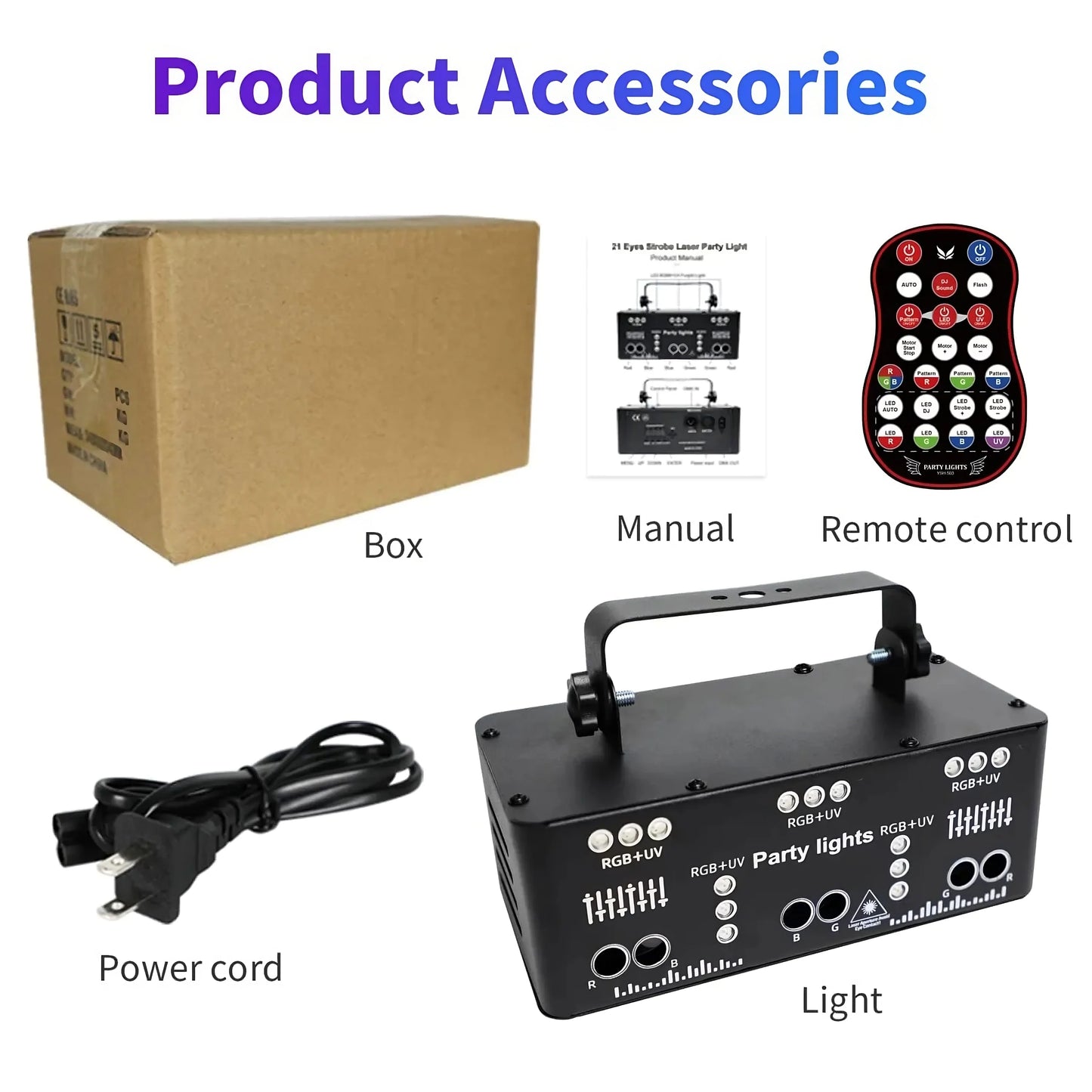 Portable RGB + UV NightClub™ - 21 Eyes