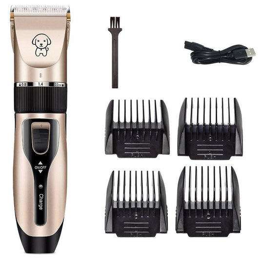 Dog Shaver Clippers Low Noise Rechargeable: Hair Clippers Set for Dogs Cats Pets