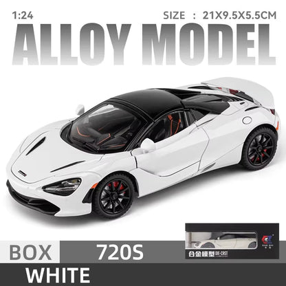 Mclaren 720S 1:24 Diecast Model Car with Sound & Light - Perfect Gift for Boyfriends and Kids!