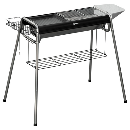Portable Charcoal BBQ Grill & Griddle