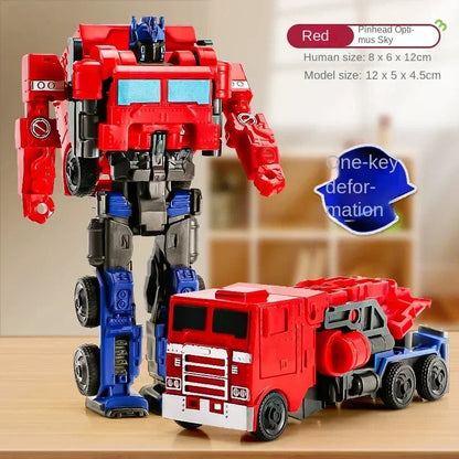 Transform Your Imagination with the One-Step Deformation Car Anime Robot Action Figure for Kids!