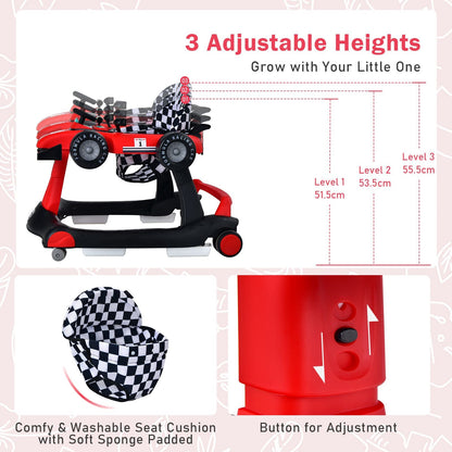 Versatile 4-In-1 Baby Push Walker