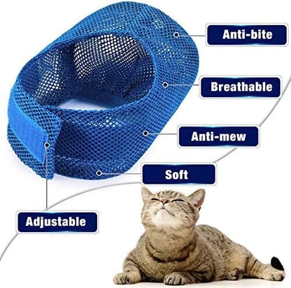 2 Pieces Cat Grooming Washer Mesh Bag Cat Muzzles Breathable Mesh