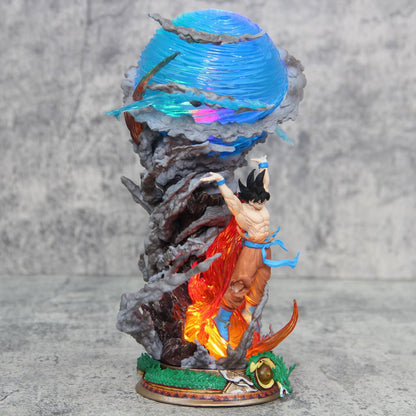 23Cm Anime Dragon Ball Goku Figure Super Spirit Bomb Son Goku Action Figures Toys Gifts