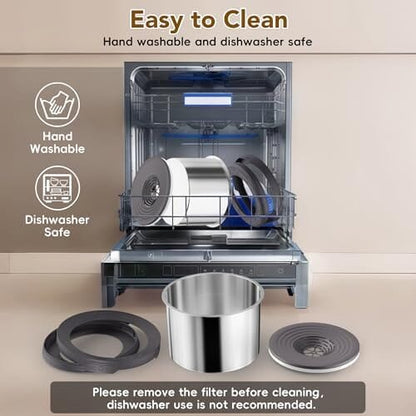 2.6 Gallon/10L Large Capacity Spill-Proof Dog Bowls