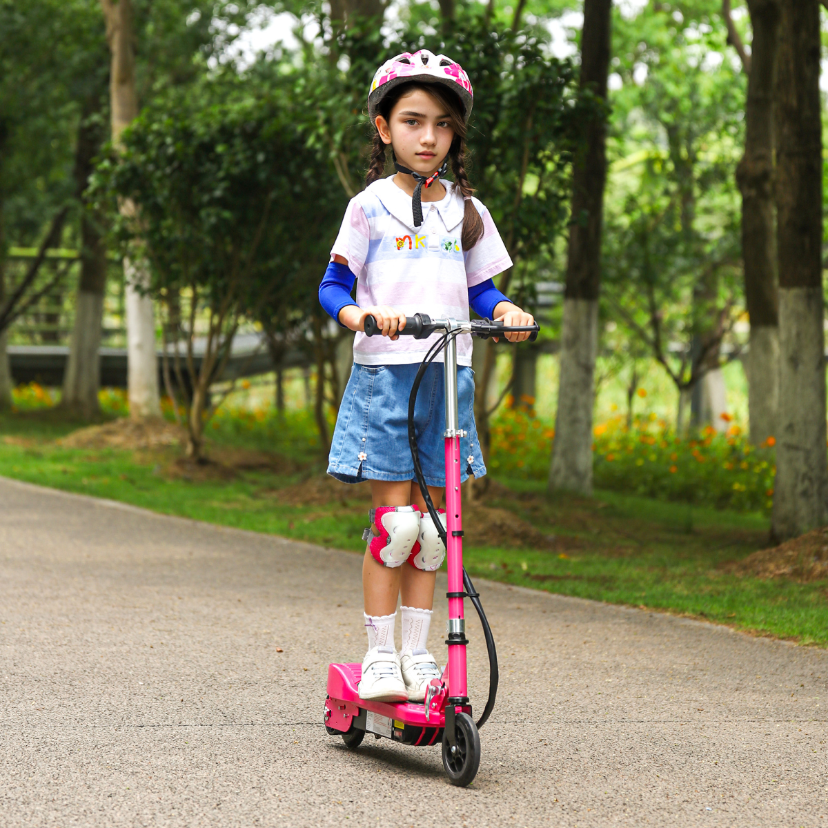 Folding Kids Electric Scooter for 7-14