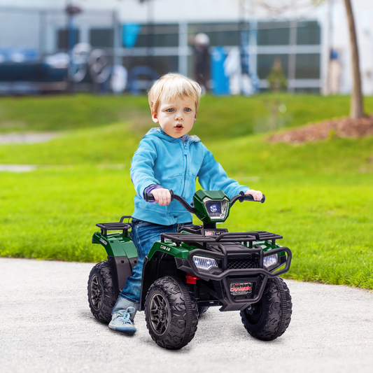 Kids Electric Quad Bike - 12V Adventure with LED Lights & Music!