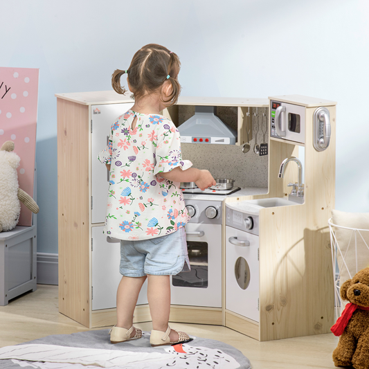 Deluxe Corner Kids Kitchen Playset