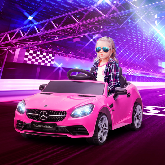 Mercedes-Benz 12V Kids Ride-On Car - Pink