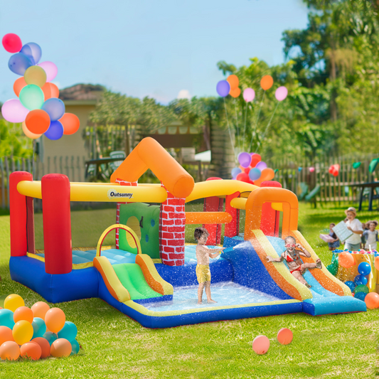 Epic Kids Bouncy Castle with Double Slides