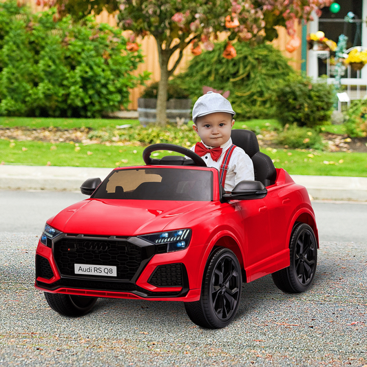 Audi RS Q8 6V Kids Electric Ride On Car Toy w/ Remote Control Red