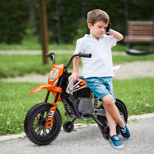 AIYAPLAY 12V Kids Electric Motorbike with Music
