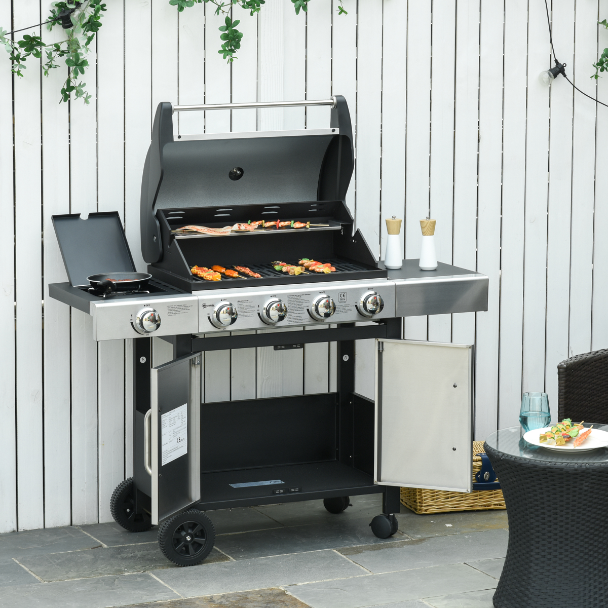 Ultimate 4+1 Burner Gas BBQ Grill