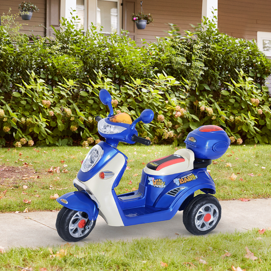 3-Wheel Electric Kids Motorcycle Ride-On