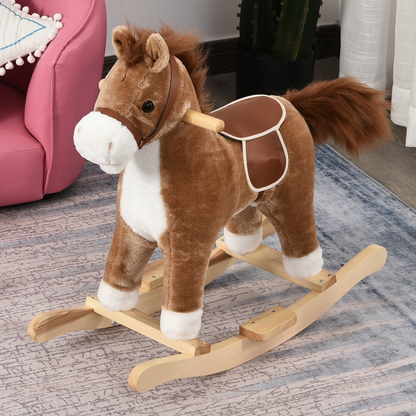 Deluxe Interactive Plush Rocking Horse Ages 18-36 Months