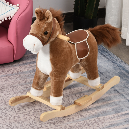 Deluxe Interactive Plush Rocking Horse Ages 18-36 Months