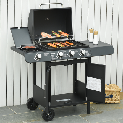 Ultimate 3+1 Burner Deluxe Gas Barbecue Grill