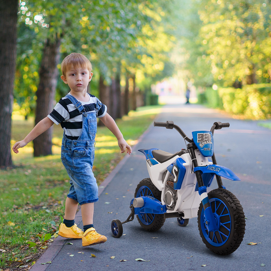 Blue 12V Kids Electric Motorbike
