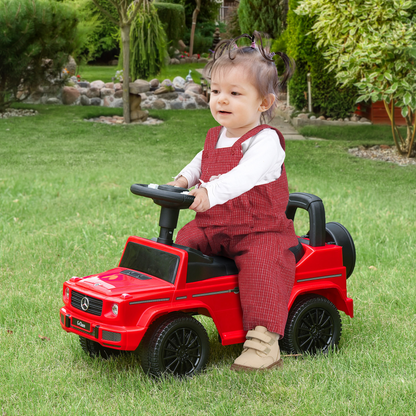 Benz G350 Kids Ride-On Sliding Car with Storage
