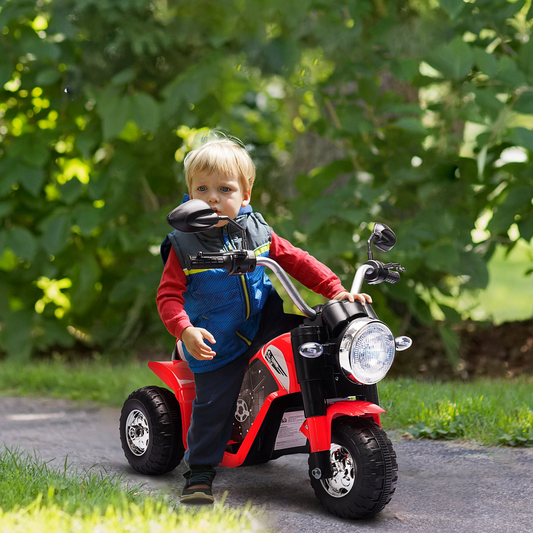 6V Electric Motorcycle for Kids in Red