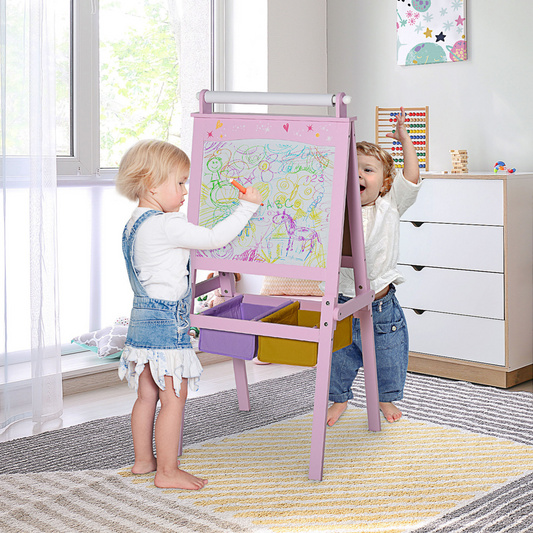 Creative Kids Wooden Double-Sided Easel